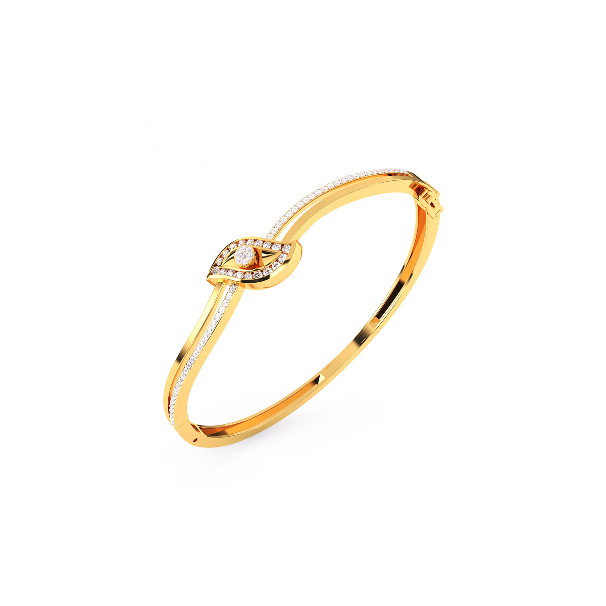 Modern Evil Eyes Diamond Bracelet